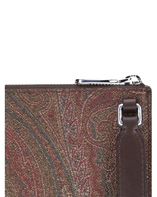 Etro Clutch mit Paisleymuster in Brown für Herren
