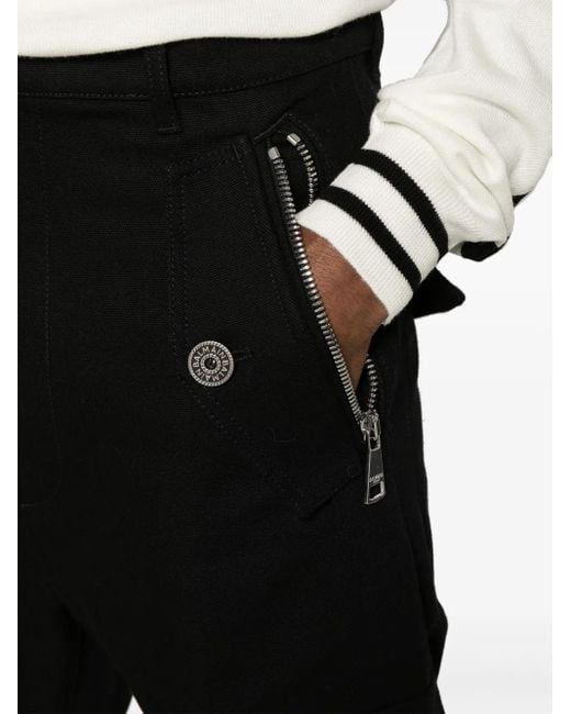 Balmain Black Cargo Pants for men
