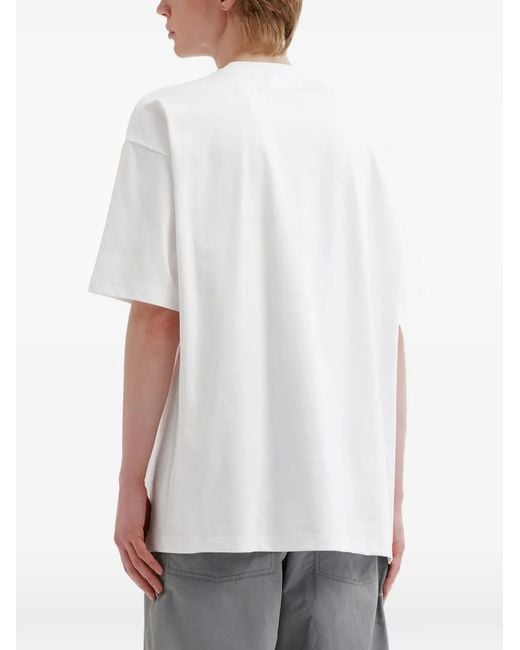 Chocoolate White T-Shirt À Imprimé Graphique for men