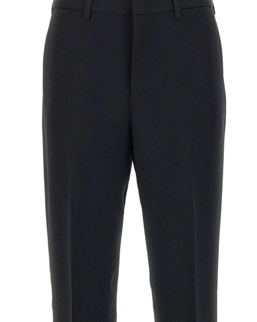 Iceberg Blue Buttoned Welt-Pocket Trousers