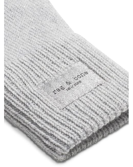 Rag & Bone Gray Blake Gloves
