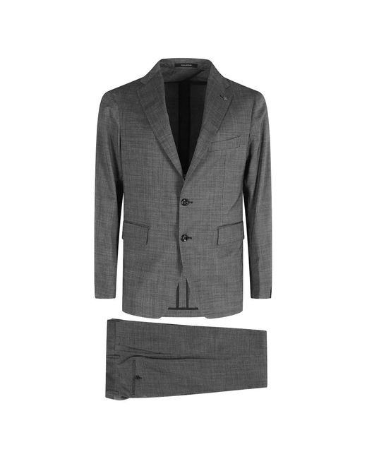Tagliatore Gray Abito Montecarlo Grisaglia Button Two-Piece Suit for men