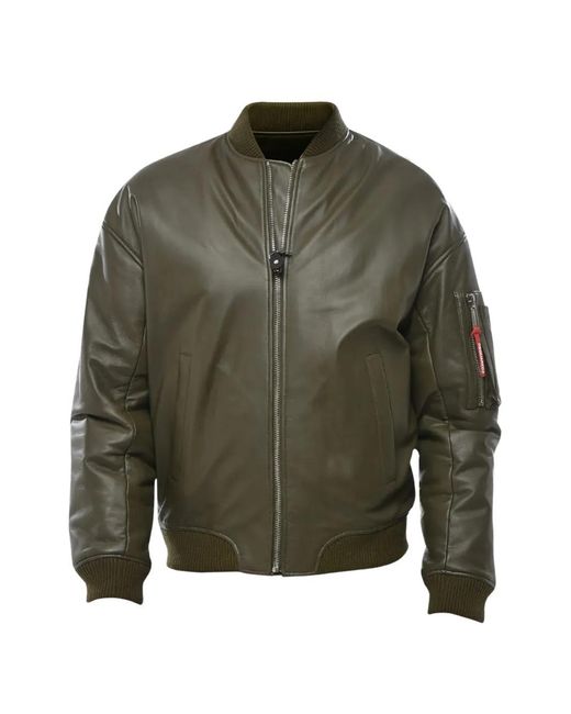DSquared² Leren Bomberjack in het Green voor heren