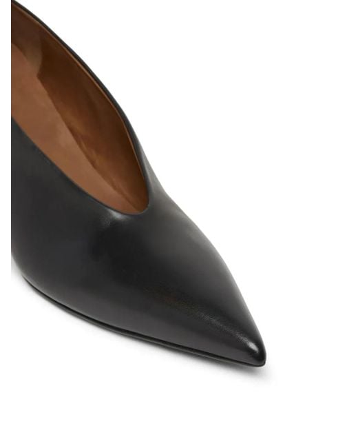 Marsèll Brown Acuelo Heeled Leather Pumps