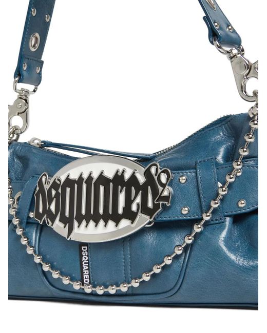 DSquared² Blue Gothic Shoulder Bag