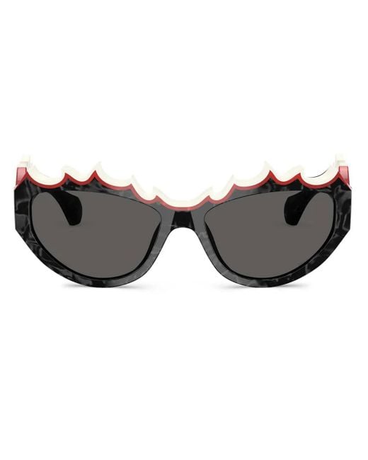 Alain Mikli Black Cat-Eye Sunglasses