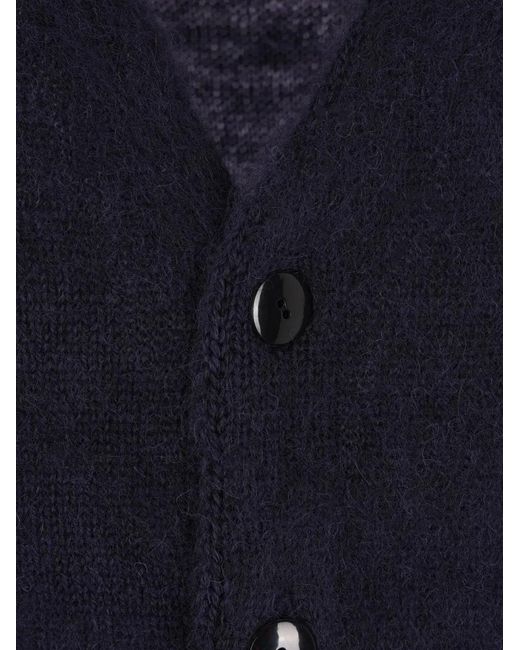 Cárdigan Con Botones J.Press de hombre de color Blue