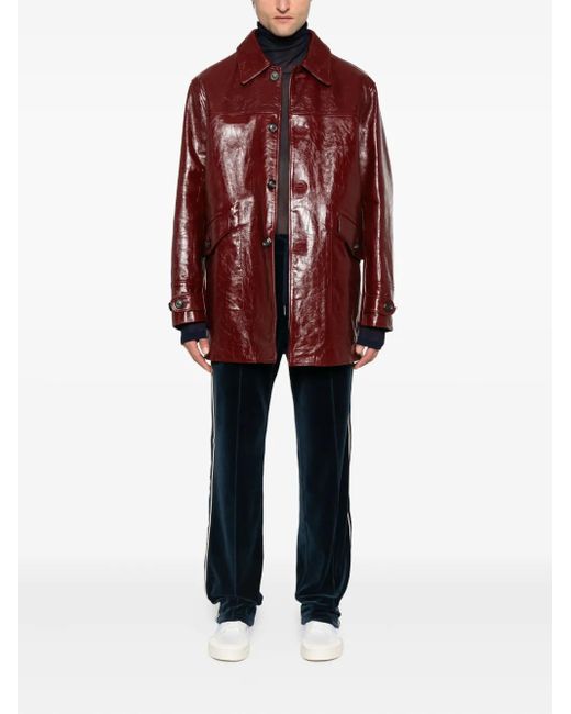 Tom Ford Black Piped-Trim Velour Track Pants for men