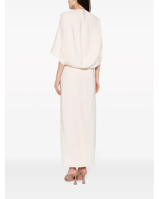 Stella McCartney White Broderie-Anglaise Floral Long Dress