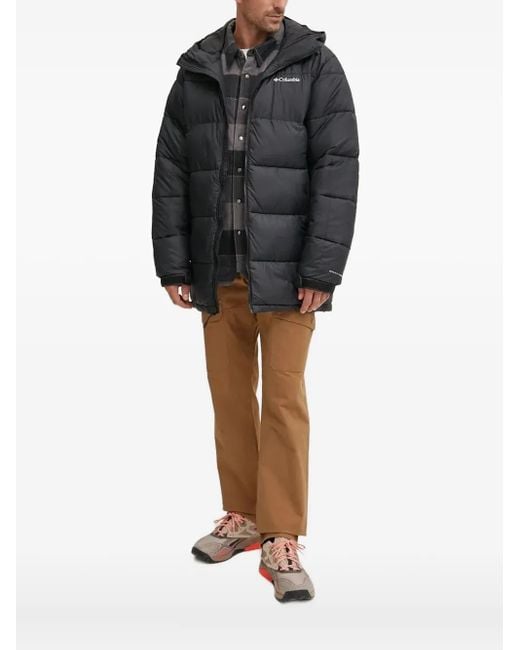 Plumífero con capucha Columbia de hombre de color Black