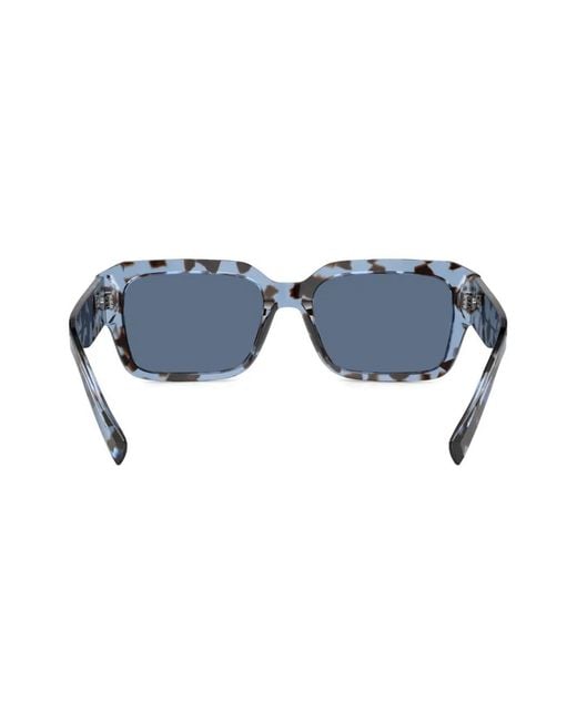 Dolce & Gabbana Blue Sharped Rectangle-Frame Sunglasses for men