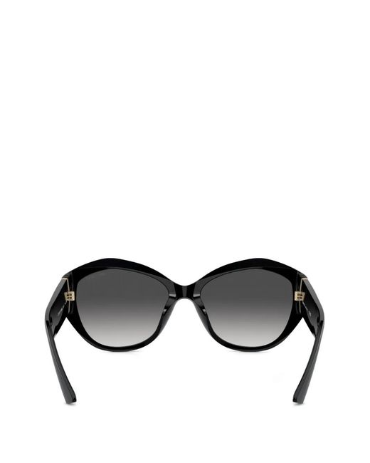 Jimmy Choo Black Round-Frame Glasses