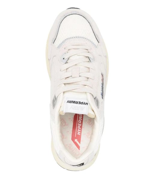 Autry White Hyperway Low Suede/Mesh
