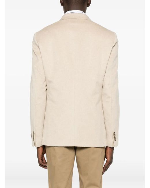 Etro Natural Paisley-Lined Cashmere Jacket for men
