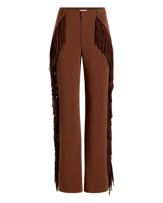 Cinq À Sept Brown Keo Fringed Trousers