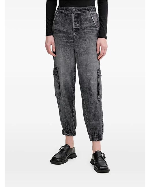 AllSaints Black Selma Trousers