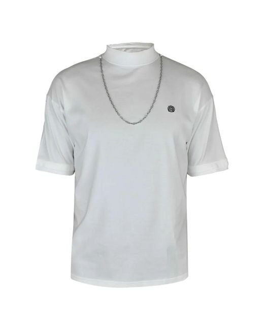 Ambush Gray Logo-Embroidered T-Shirt for men
