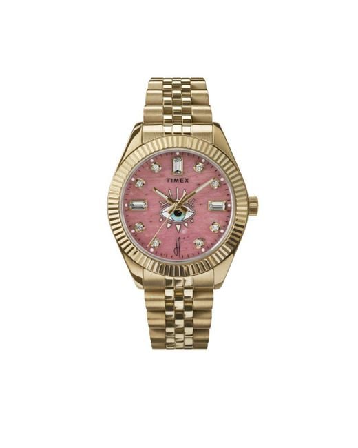 Reloj Evil Eye de 36 mm de x Jacquie Aiche Timex de color Pink
