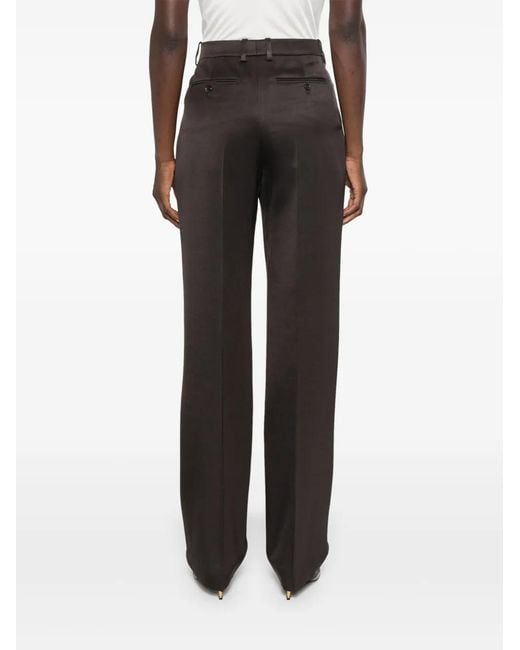 Tom Ford Black Pleated Trousers