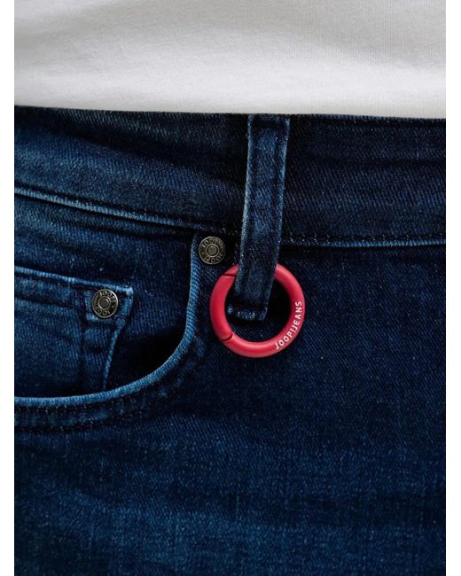 Joop! Blue Mitch Ring-Detail Jeans for men