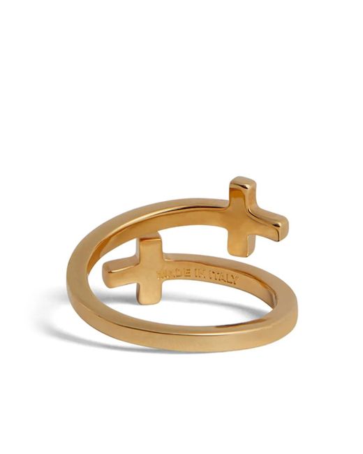 DSquared² Metallic Jesus Ring for men
