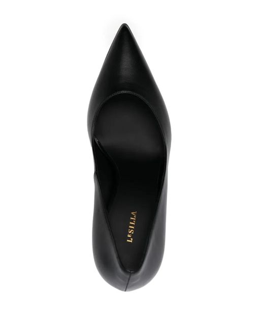 Le Silla Black 130Mm Uma Pointed-Toe Pumps