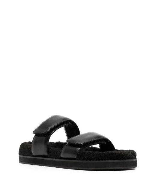 Senso Black Theo Leather Sandals