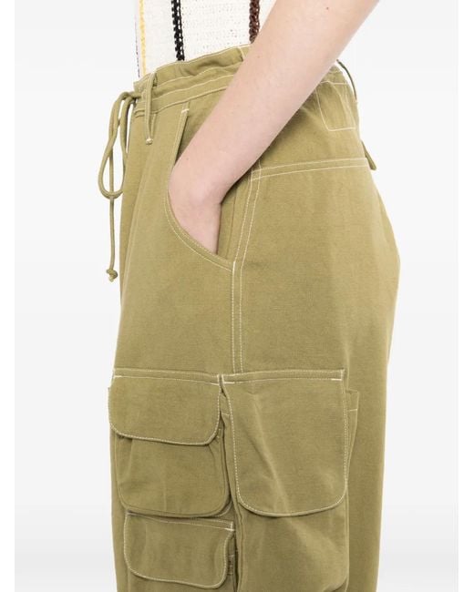 STORY mfg. White Forager Cargo Pants
