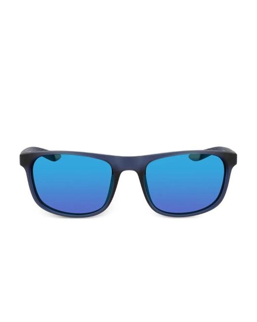 Nike Blue Endure Rectangle Sunglasses