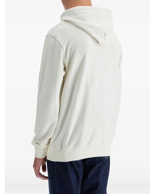 Vilebrequin White Logo-Print Hoodie for men
