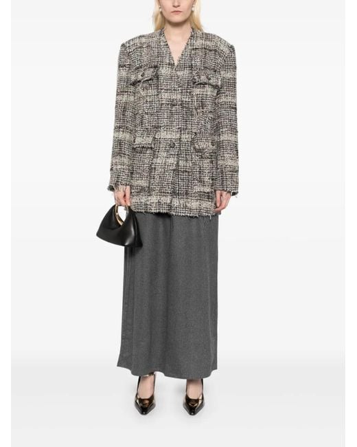 JNBY Gray Drawstring Skirt