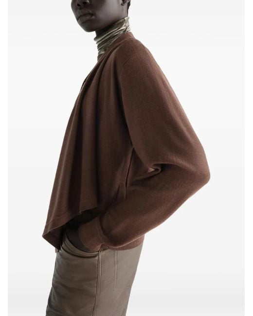 Lemaire Brown Trompe-L'Œil Cardigan