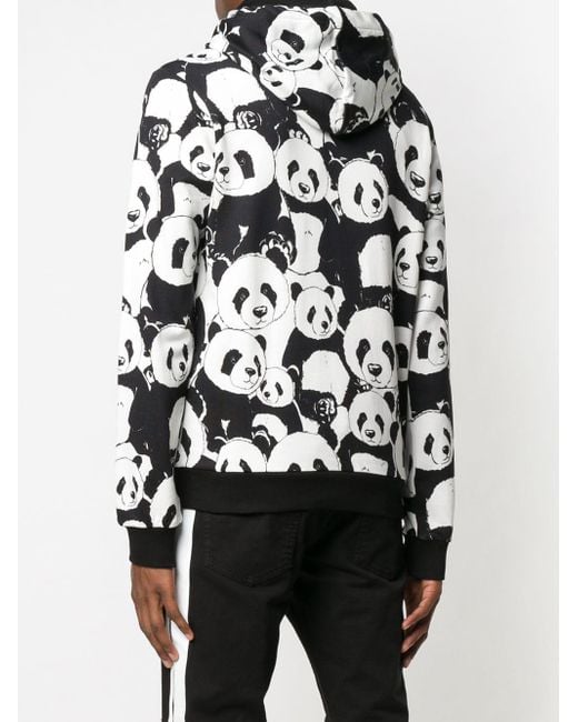 Sweat à pandas imprimés et capuche Dolce & Gabbana pour homme en coloris  Noir | Lyst
