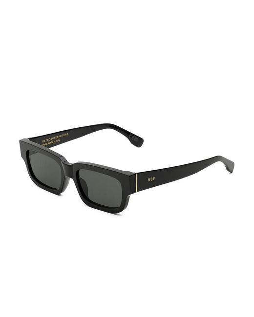 Retrosuperfuture Black Square-Frame Sunglasses