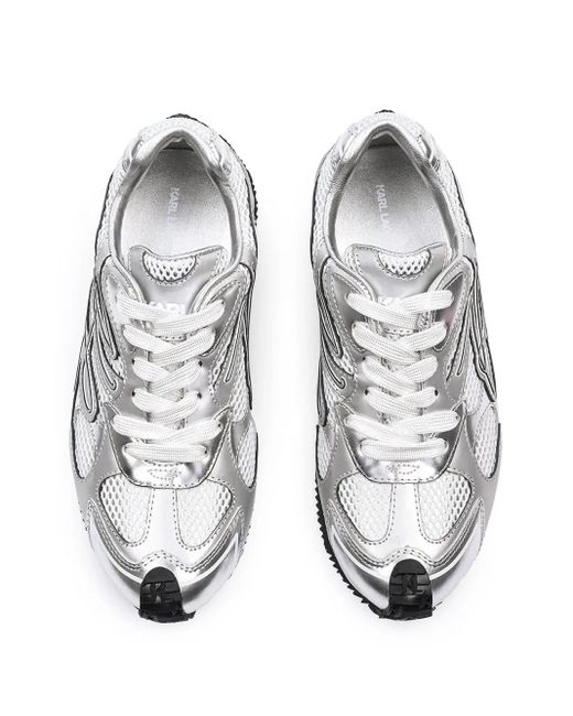 Karl Lagerfeld White Velocette Sneakers