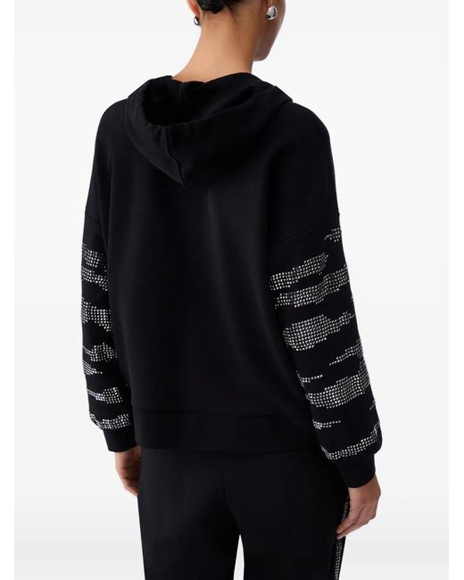 Liu Jo Black Hoodie À Lien De Resserrage