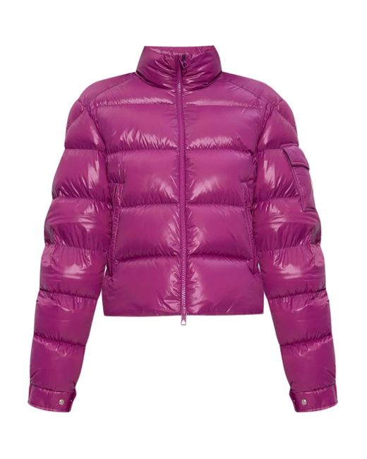 Moncler Purple Petra Short Down Jacket