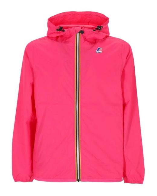 Chaqueta Jake Plus. 2 K-Way de color Pink
