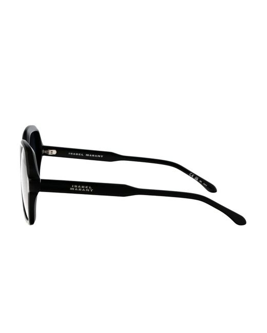 Isabel Marant Blue Geometric-Frame Sunglasses