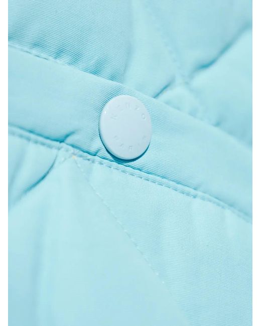 KENZO Blue Quilted Pocket Jacket