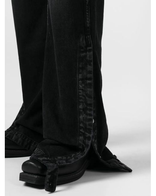 Amiri Blue Stack Workman Straight-Leg Jeans for men