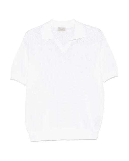 メンズ Paul & Shark オープンニット トップ White