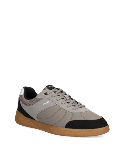 HUGO Brown Riven Sneakers for men
