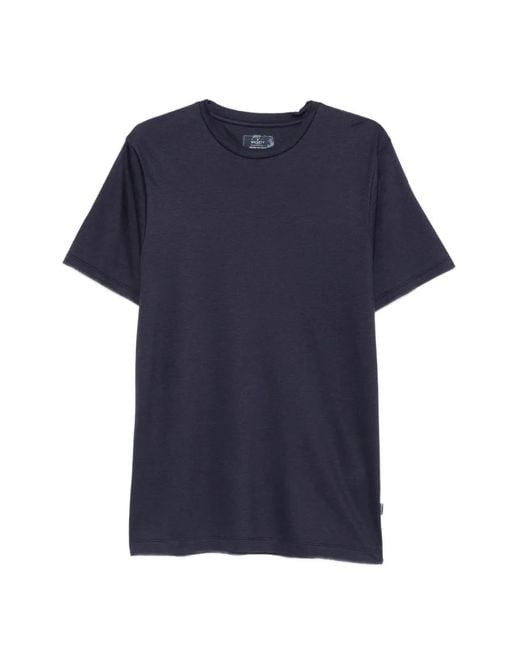 Hackett Blue Contrast-Stitch Short-Sleeve T-Shirt for men