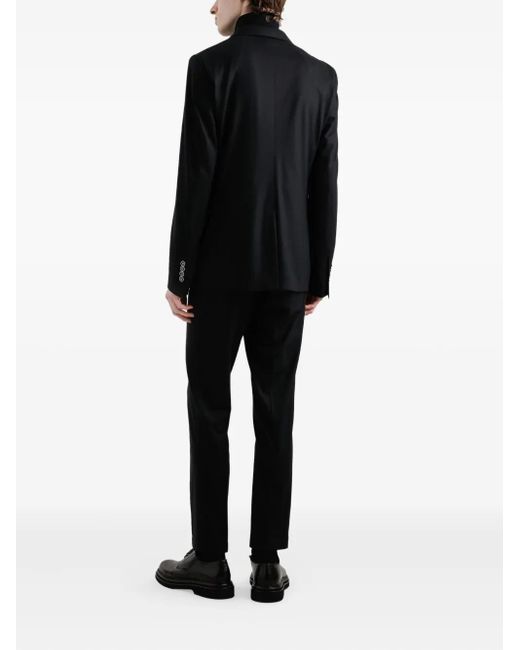 Dolce & Gabbana Black Single-Breasted Blazer for men