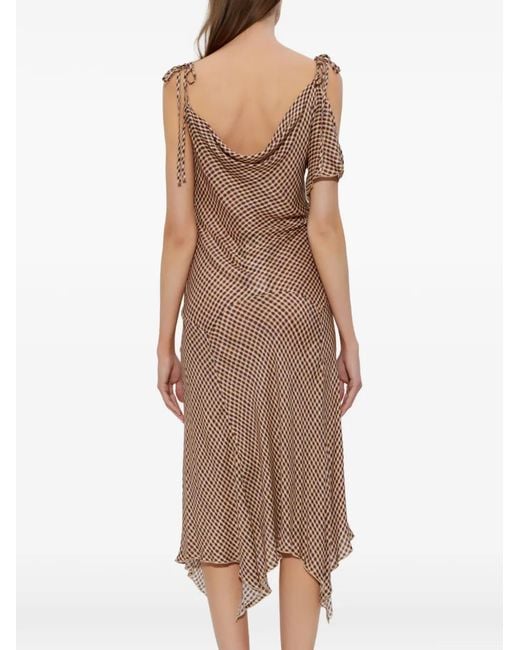 KNWLS Natural Robe Tess À Design Asymétrique