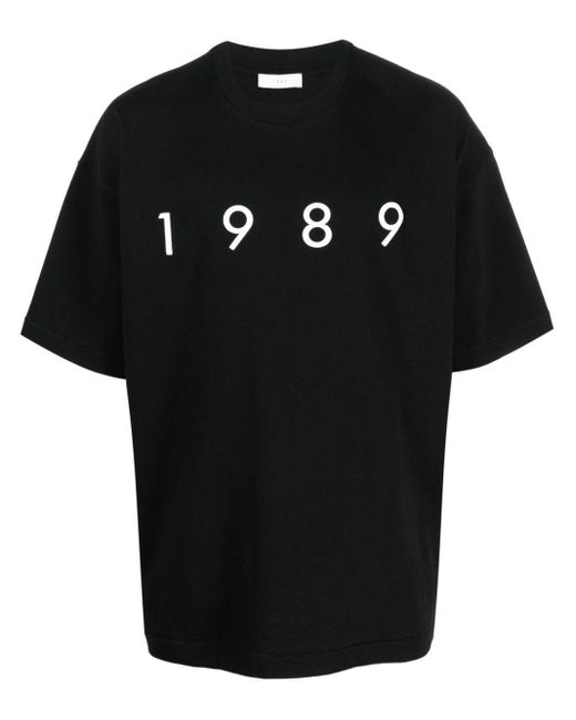 メンズ 1989 STUDIO ロゴ Tシャツ Black