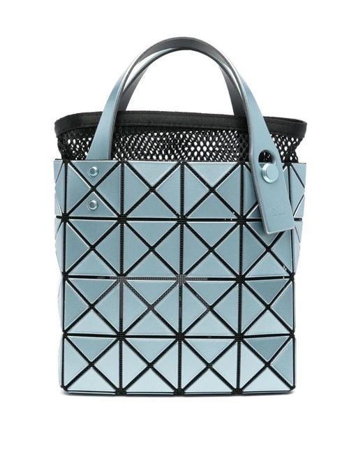 Issey Miyake Blue Lucent Boxy Tote Bag