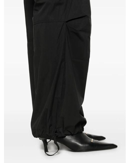 P.A.R.O.S.H. Black Cargo Trousers