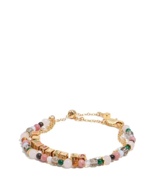 Bimba Y Lola Metallic Beaded Bracelet